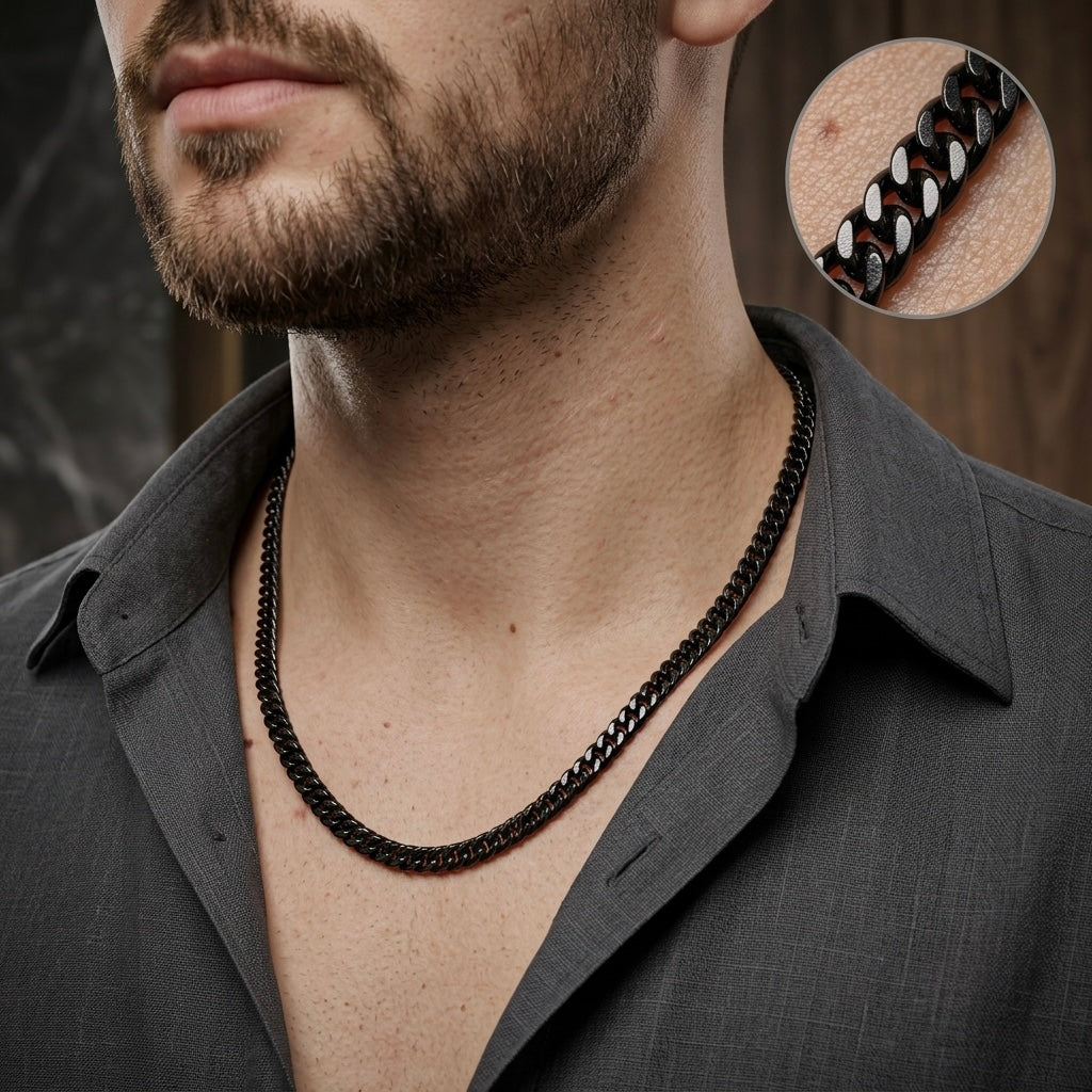 Black onyx chain