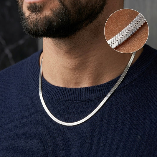 Sterling snake chain