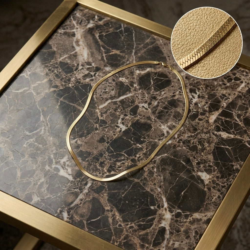 Sleek slim chain