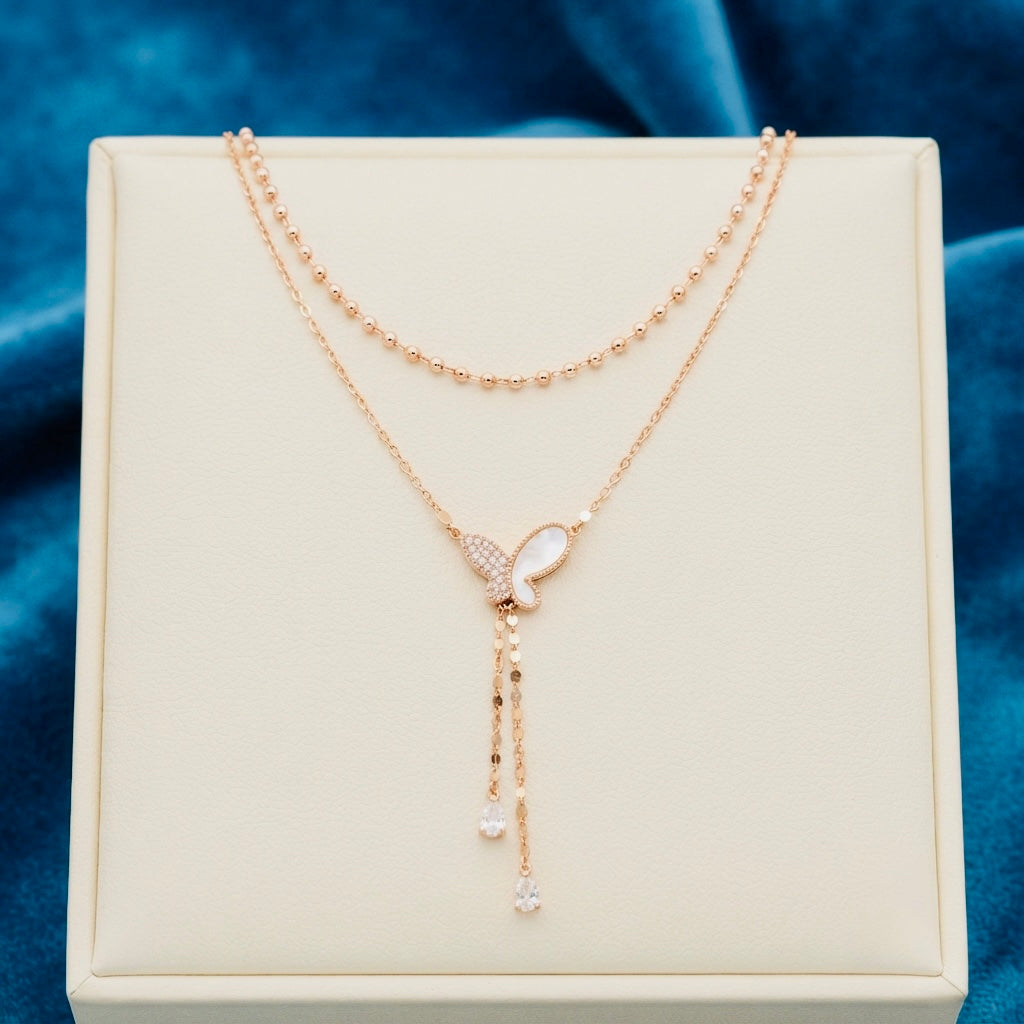 Elysian Butterfly Y-Necklace