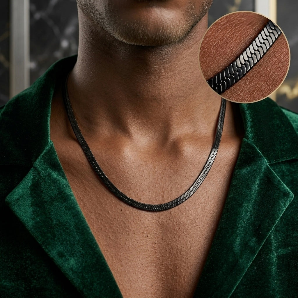 Flat snake chain