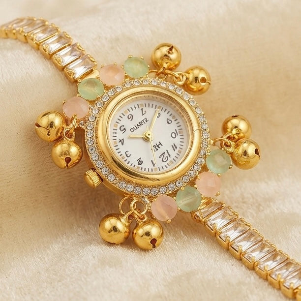 Golden Kashmiri Watch