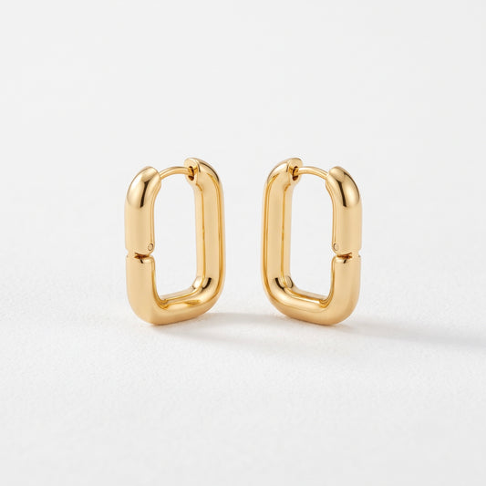 Rectangular hoop Earrings